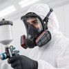 Повнолицева маска 3М 6800 протигаз повний комплект (маска + фільтри + тримач + предфільтр) 